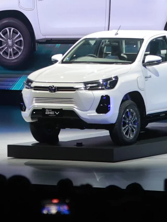 Carro do futuro O diferente protótipo elétrico da Toyota HiLux Mundo