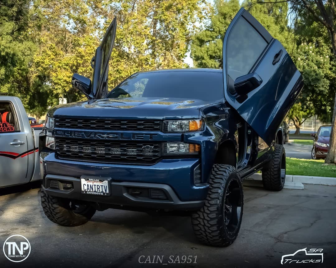 chevy silverado with lambo doors is no supercar but xzibit might approve 1