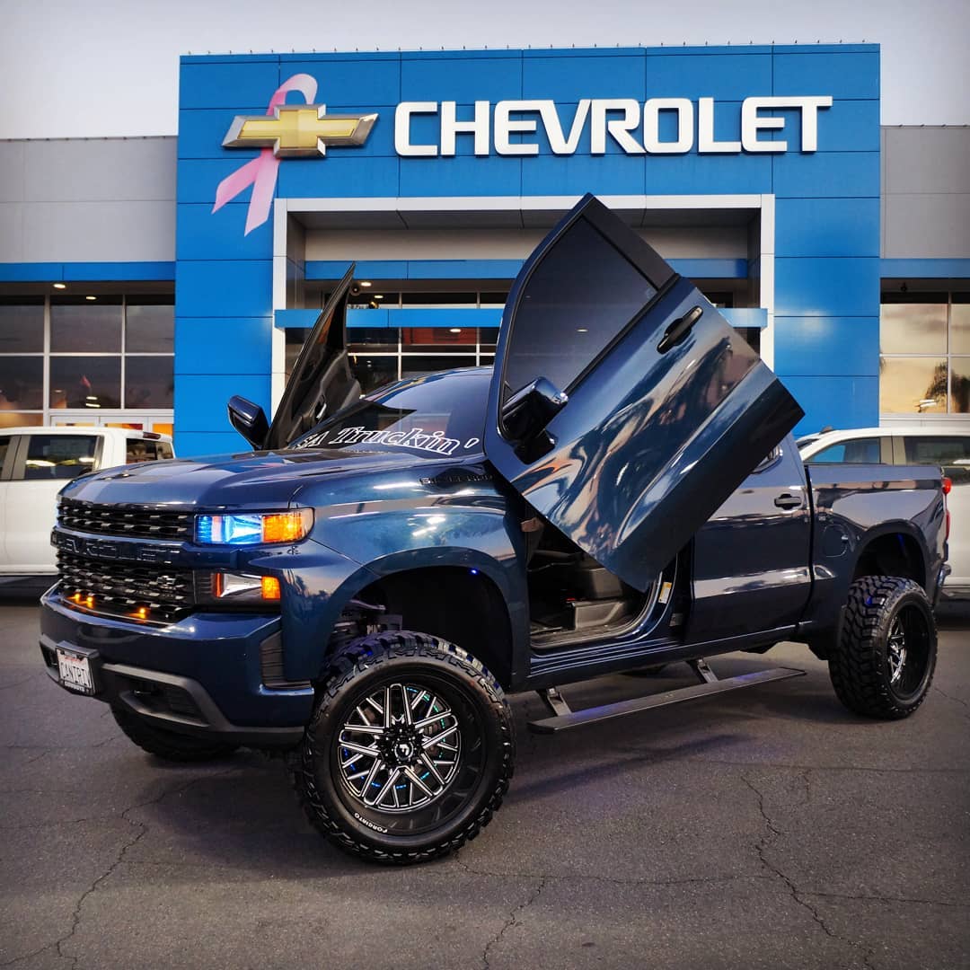 chevy silverado with lambo doors is no supercar but xzibit might approve 6
