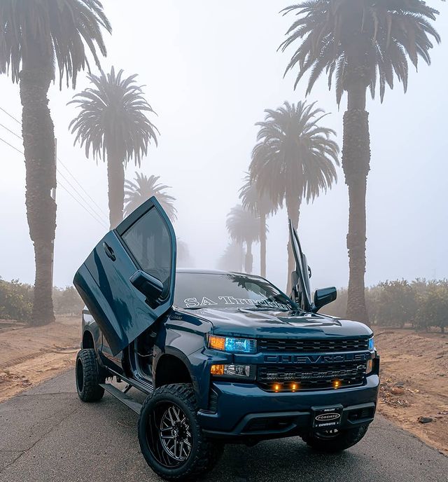 chevy silverado with lambo doors is no supercar but xzibit might approve 8
