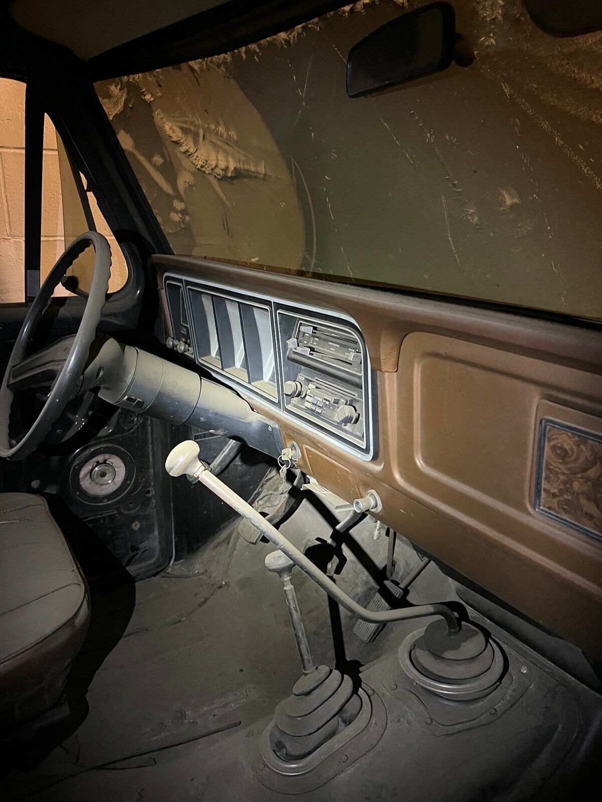 1978 ford bronco parked for 30 years looks dusty and dirty and ridiculously cool 5