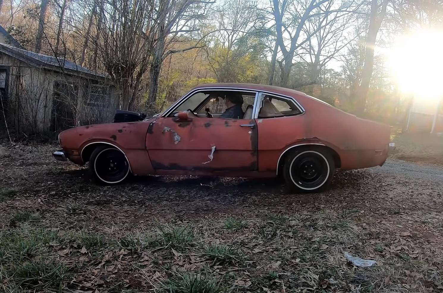 1973 mercury comet gt takes first drive in 35 years almost turns into a fireball 3