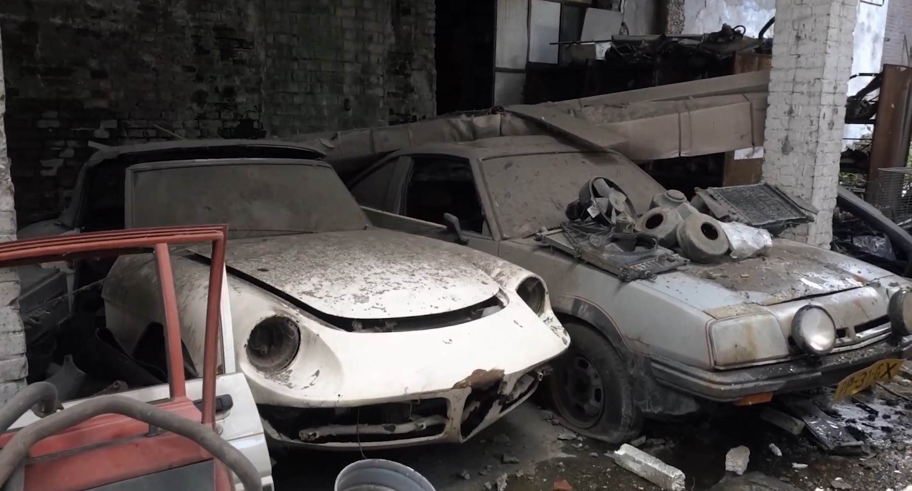 abandoned warehouse hides big stash of classic cars including mercs and bmws 3