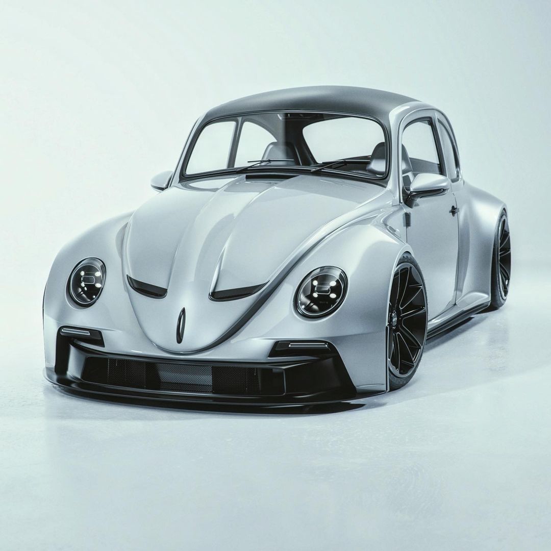 touring version of a cgi 1970s vw beetle 992 gt3 probably only lives to offend 7