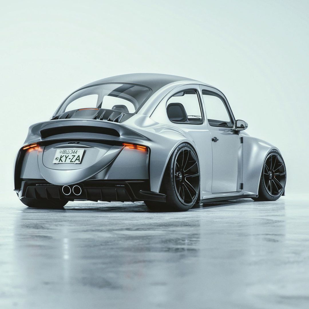 touring version of a cgi 1970s vw beetle 992 gt3 probably only lives to offend 8