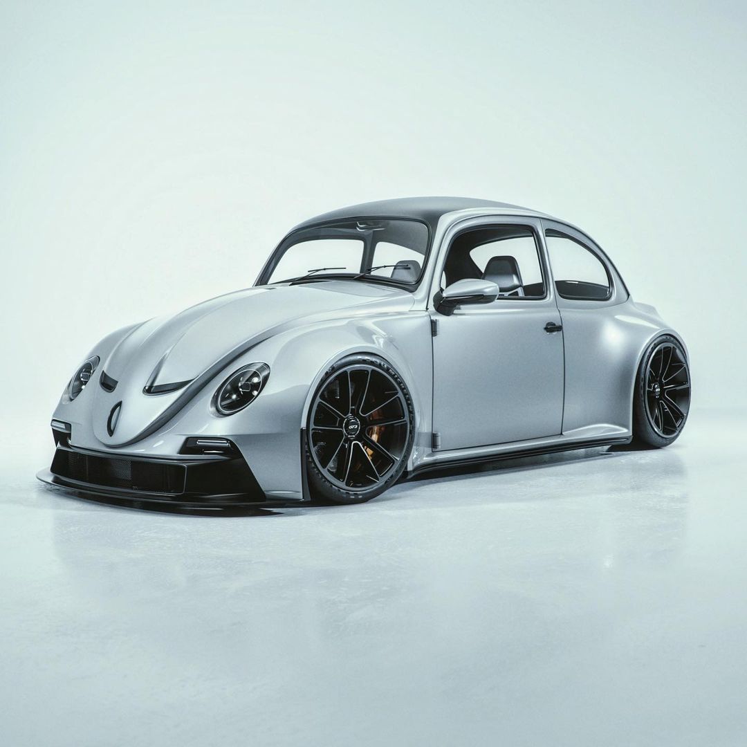touring version of a cgi 1970s vw beetle 992 gt3 probably only lives to offend 9