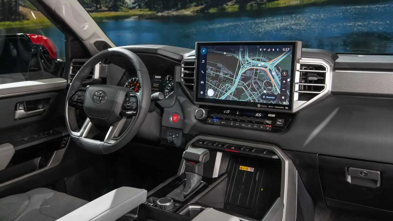 2022 toyota tundra limited trd off road interior dashboard