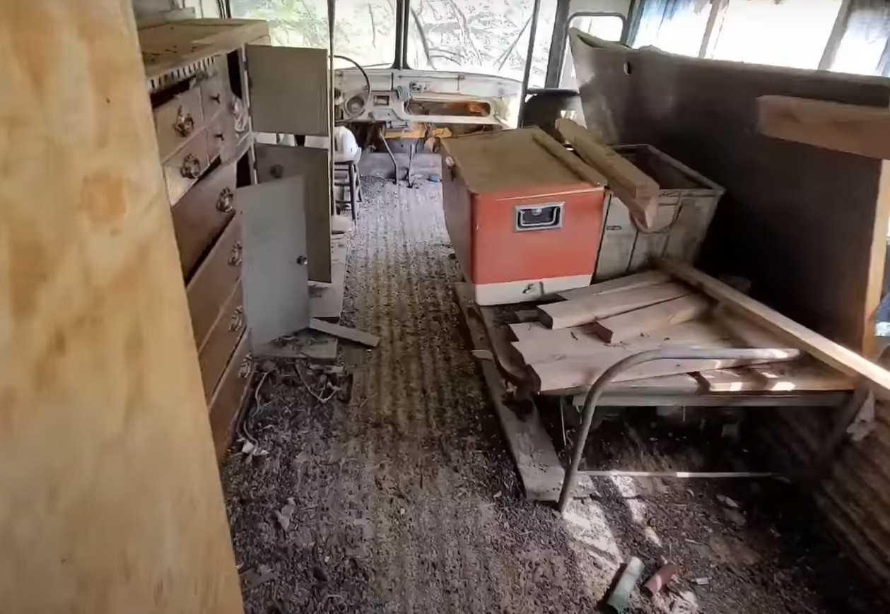 abandoned 1962 chevrolet c60 camper conversion hides a rare surprise under the hood 3