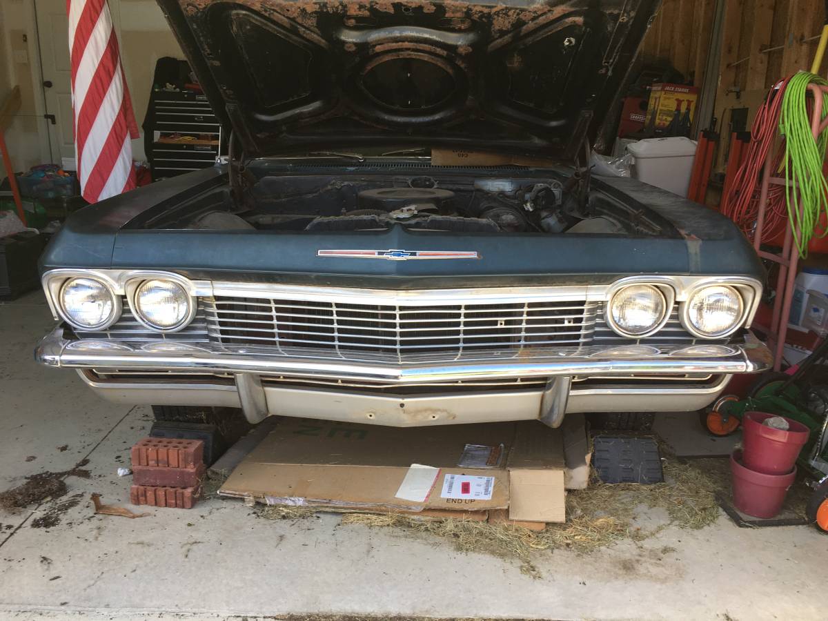 1965 chevrolet impala barn find needs total restoration engine not started since the 90s 1