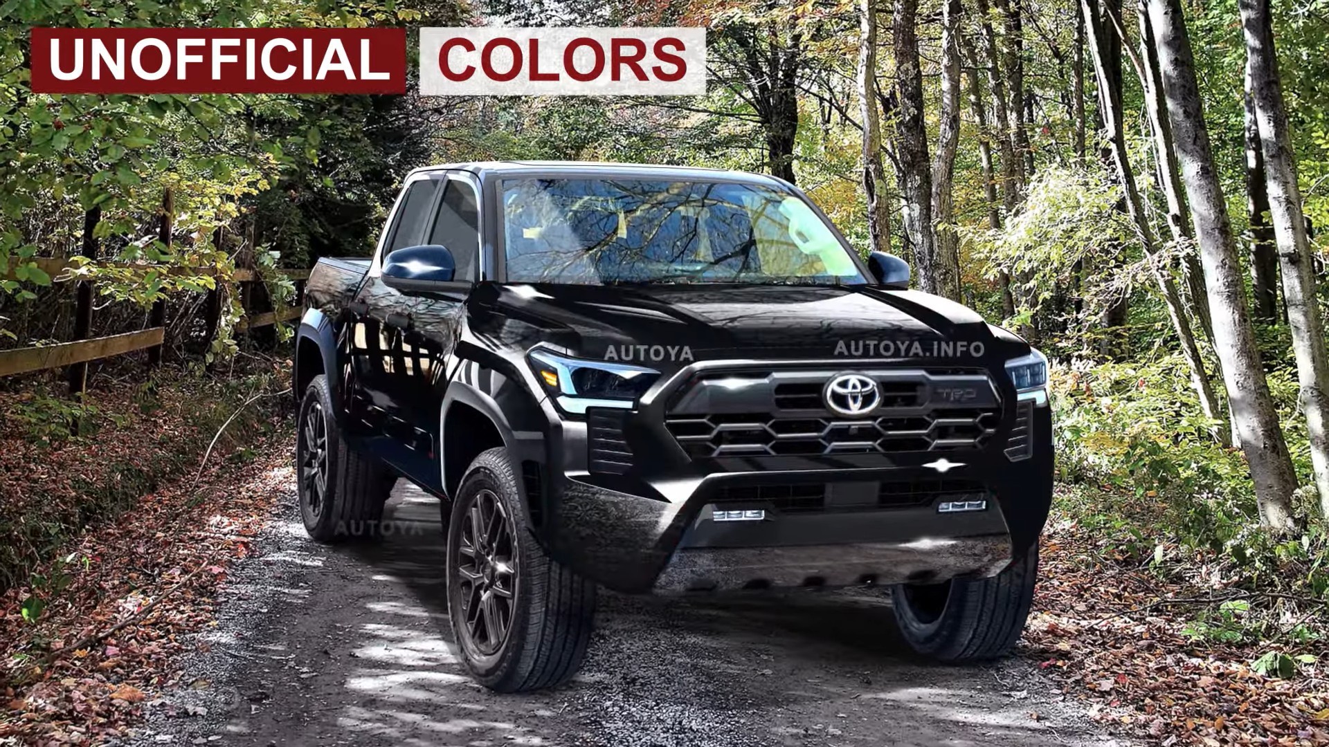 2024 toyota tacoma unofficially flaunts colorful new generation trd pro looks 10