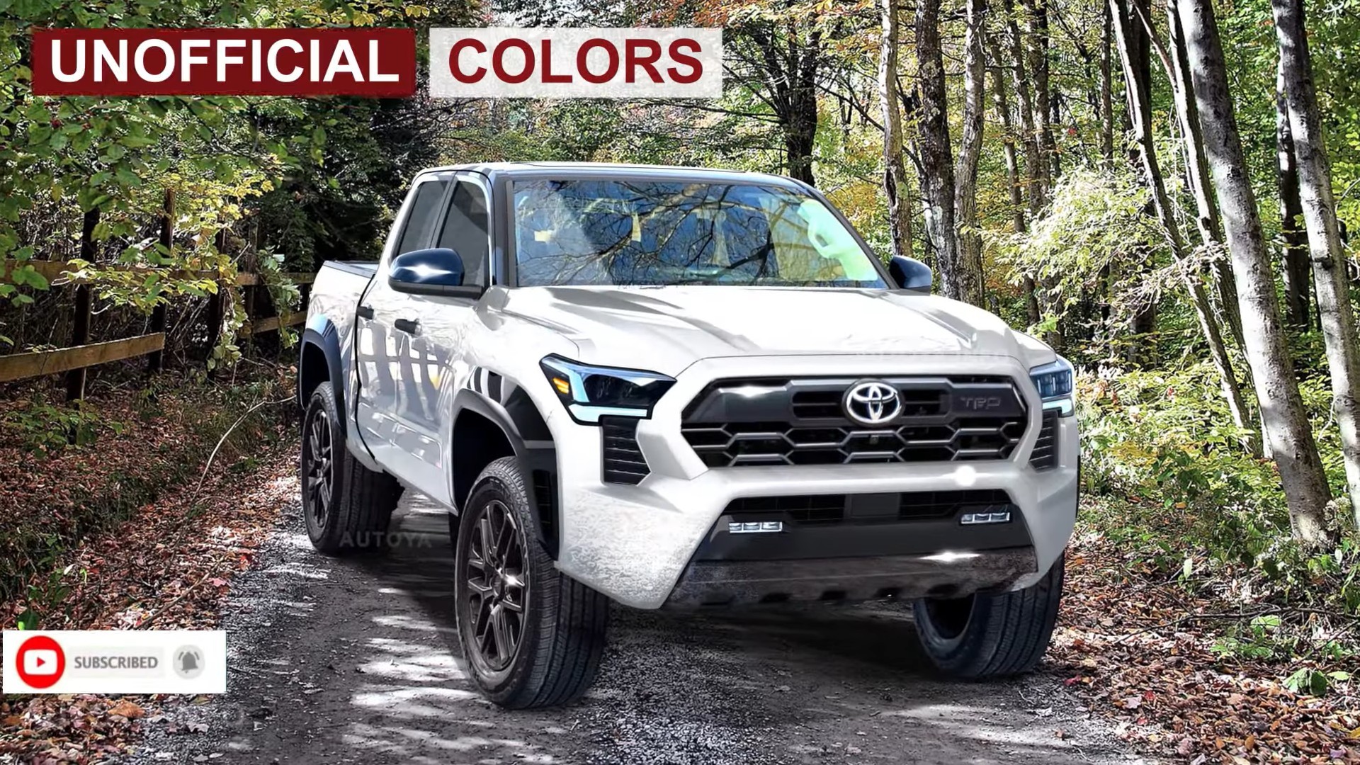 2024 toyota tacoma unofficially flaunts colorful new generation trd pro looks 13