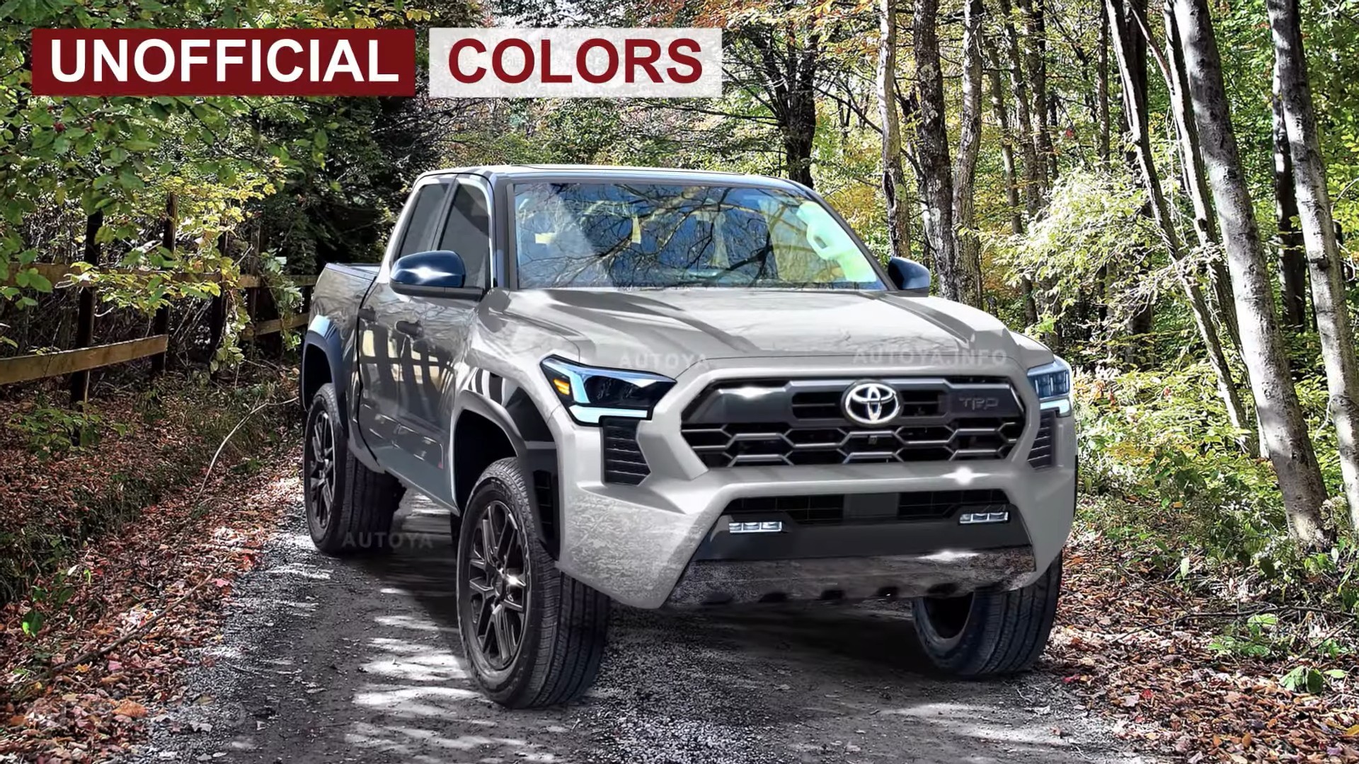 2024 toyota tacoma unofficially flaunts colorful new generation trd pro looks 7