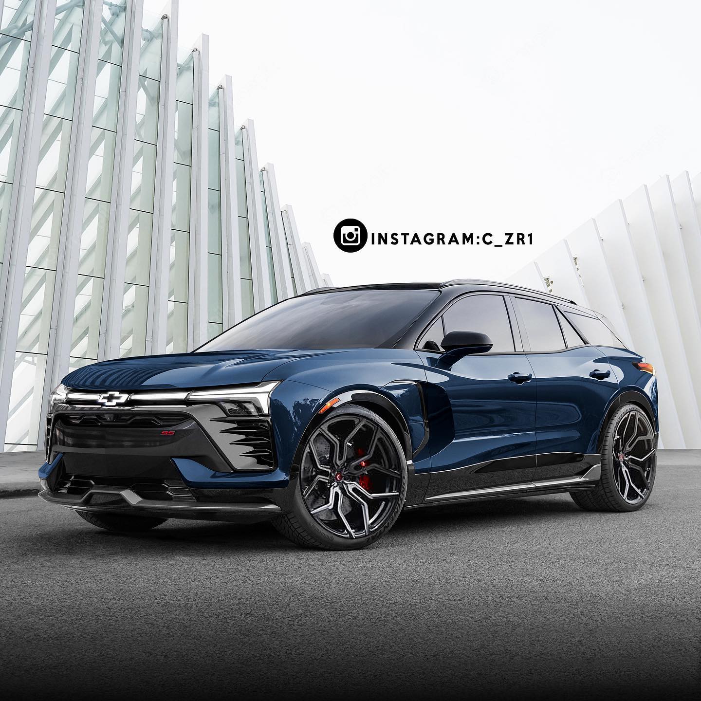 digital 2024 chevy blazer ss ev is already tuned and comes with ample color choice 4