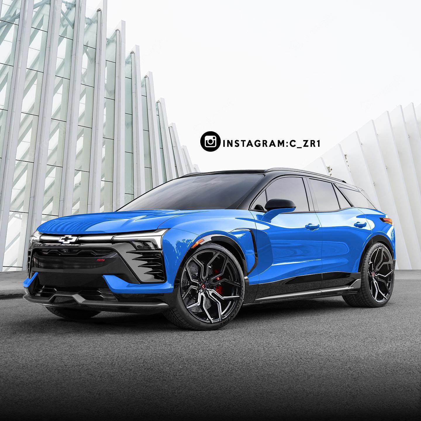 digital 2024 chevy blazer ss ev is already tuned and comes with ample color choice 8