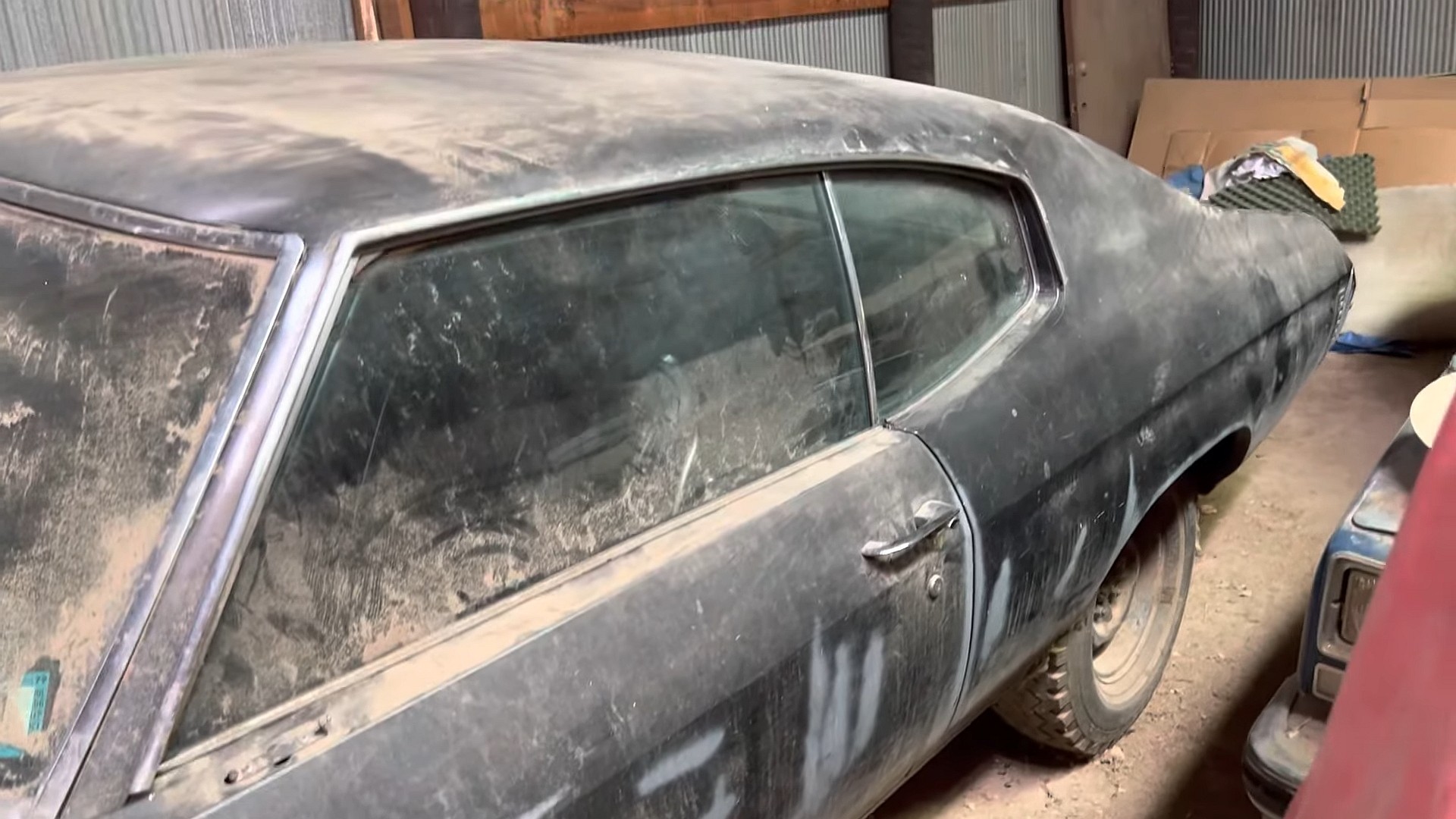 1970 chevrolet chevelle discovered after 43 years in a barn it s a holy grail ls6 2