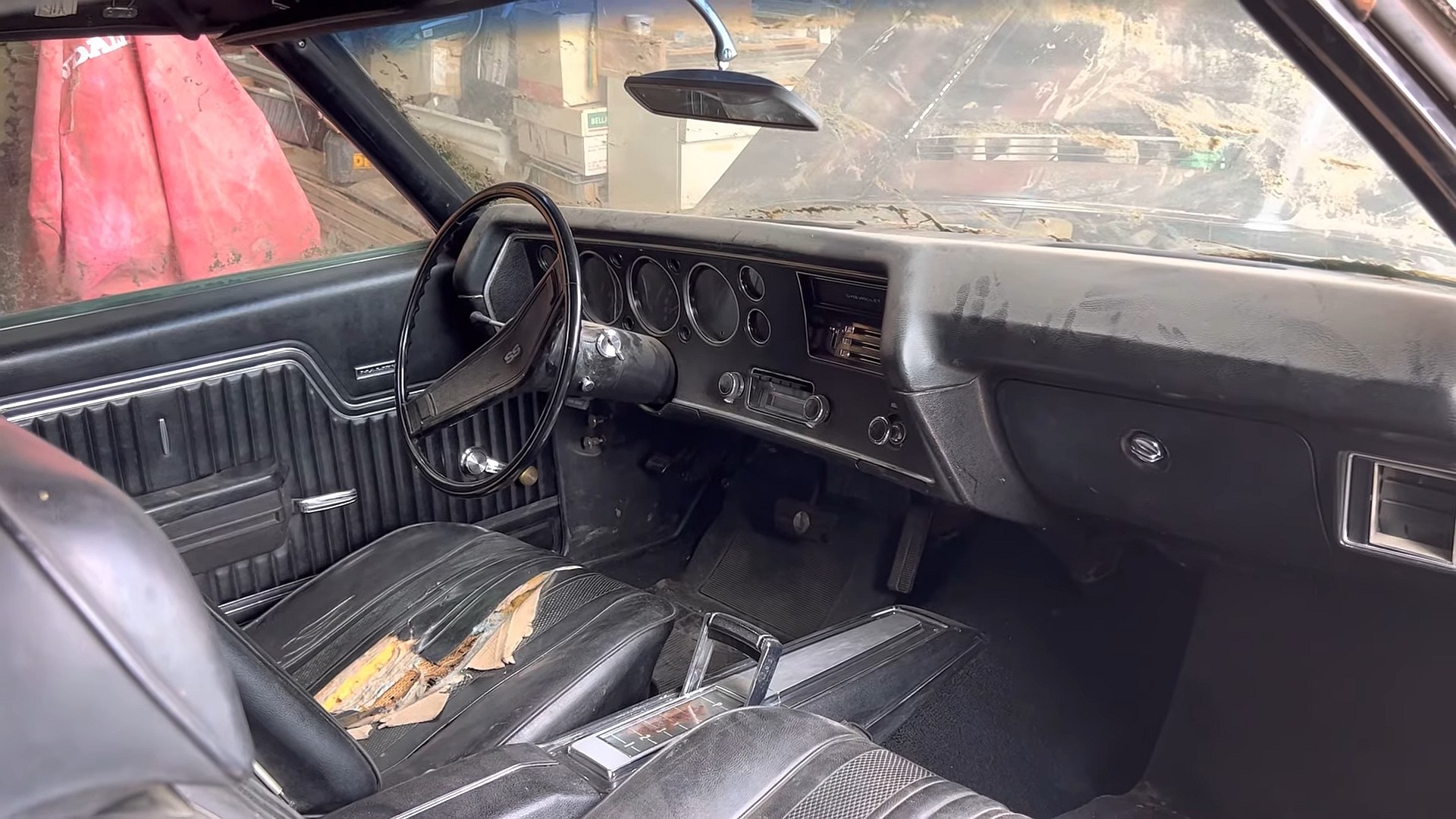 1970 chevrolet chevelle discovered after 43 years in a barn it s a holy grail ls6 6