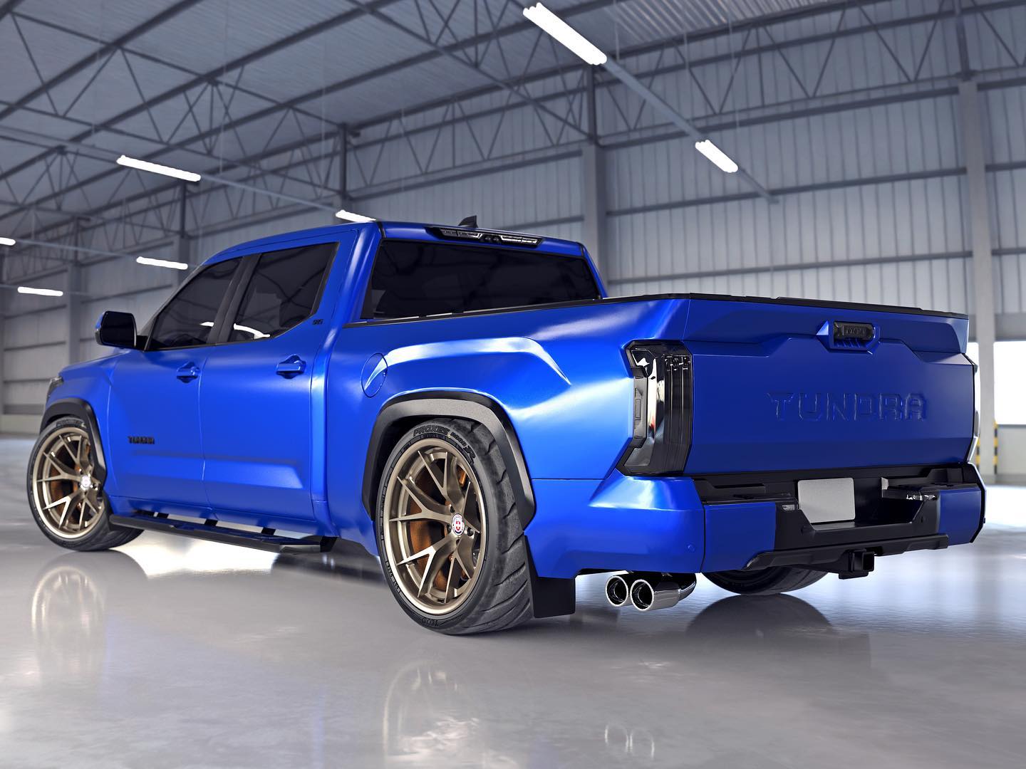 frozen 2023 toyota tundra sitting lowered on hres has the right cgi street style 3