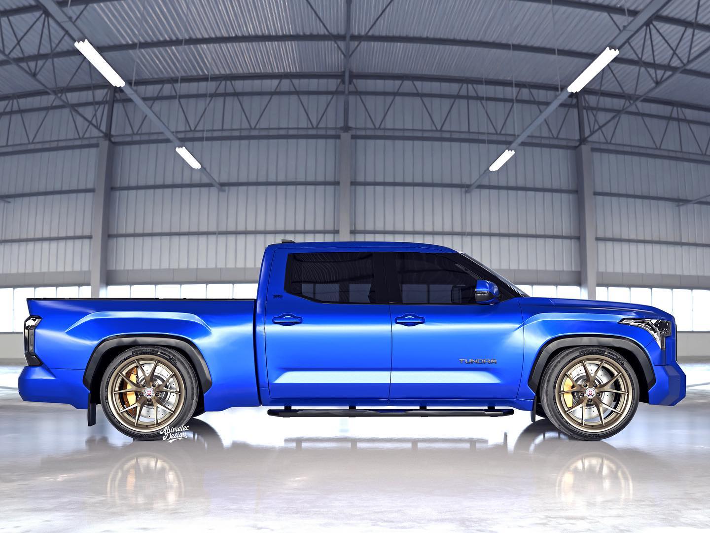 frozen 2023 toyota tundra sitting lowered on hres has the right cgi street style 4