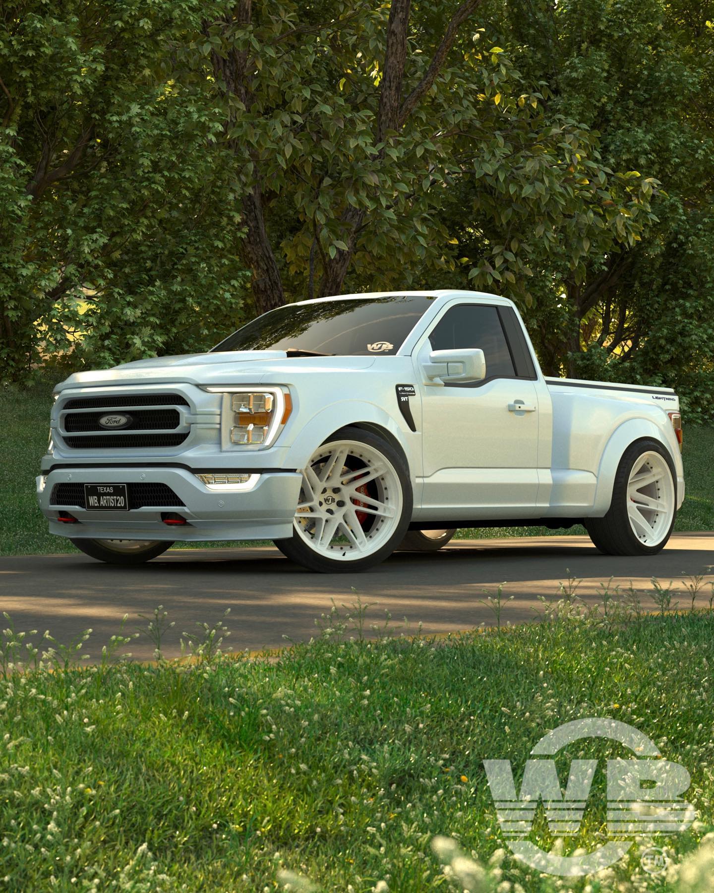 virtual ford f 150 flareside lightning discards ev style goes back to an svt life 202254 1