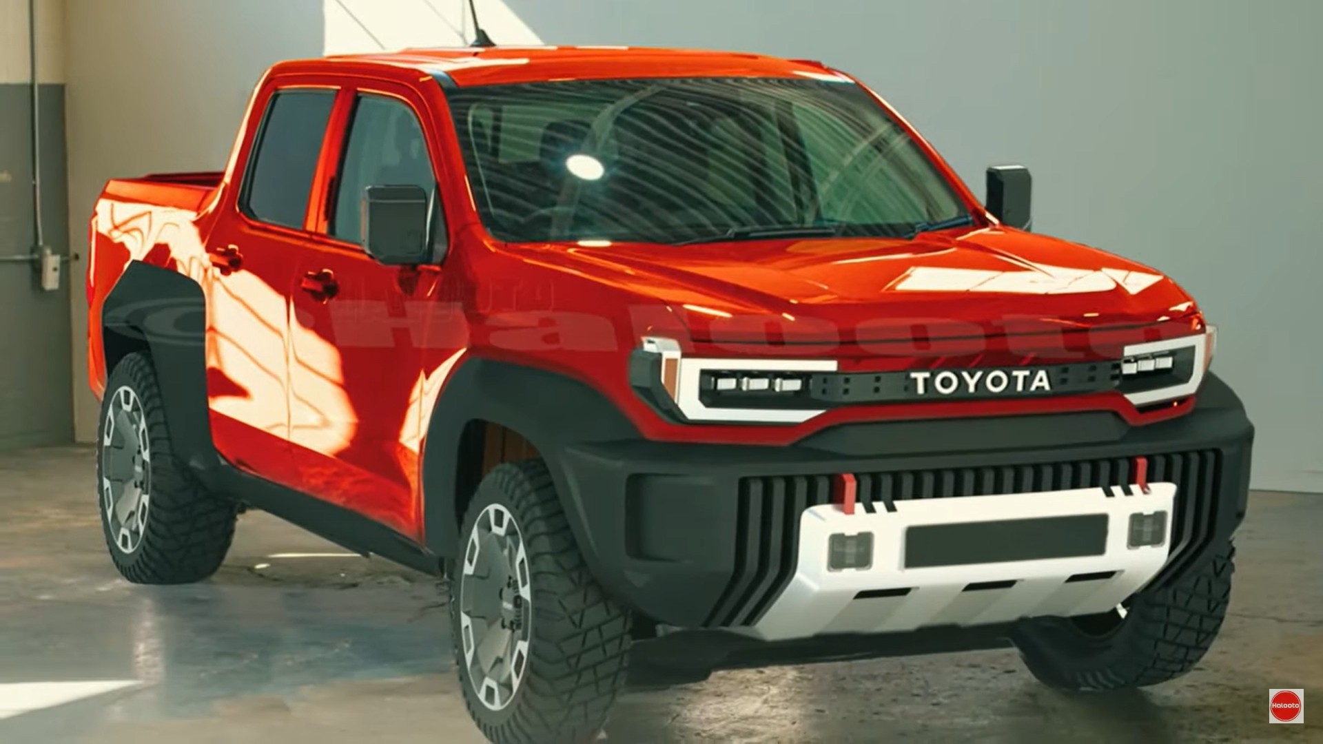 Projeção Nova pickup média da Toyota / Foto: Halo Oto