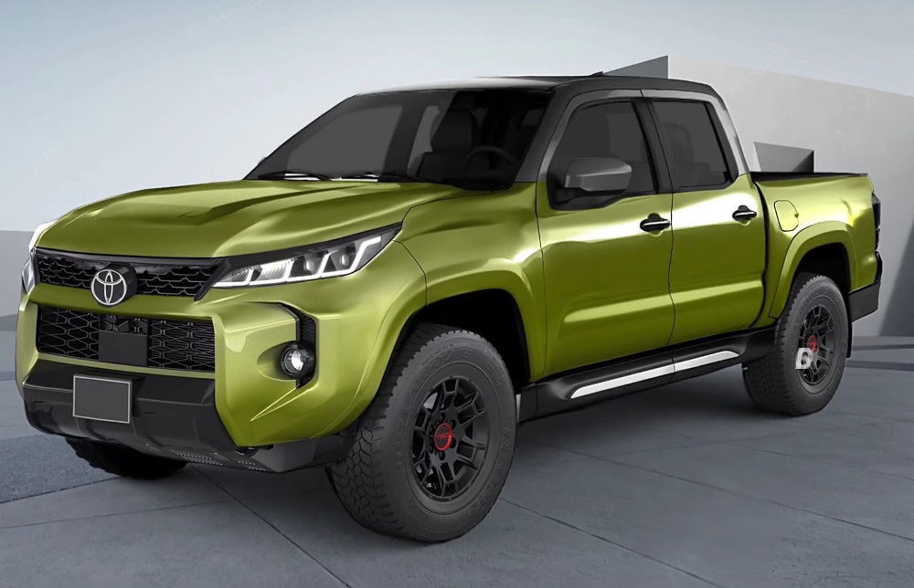 Pickup Toyota Hilux 2025 TRD Pro surge de forma digital