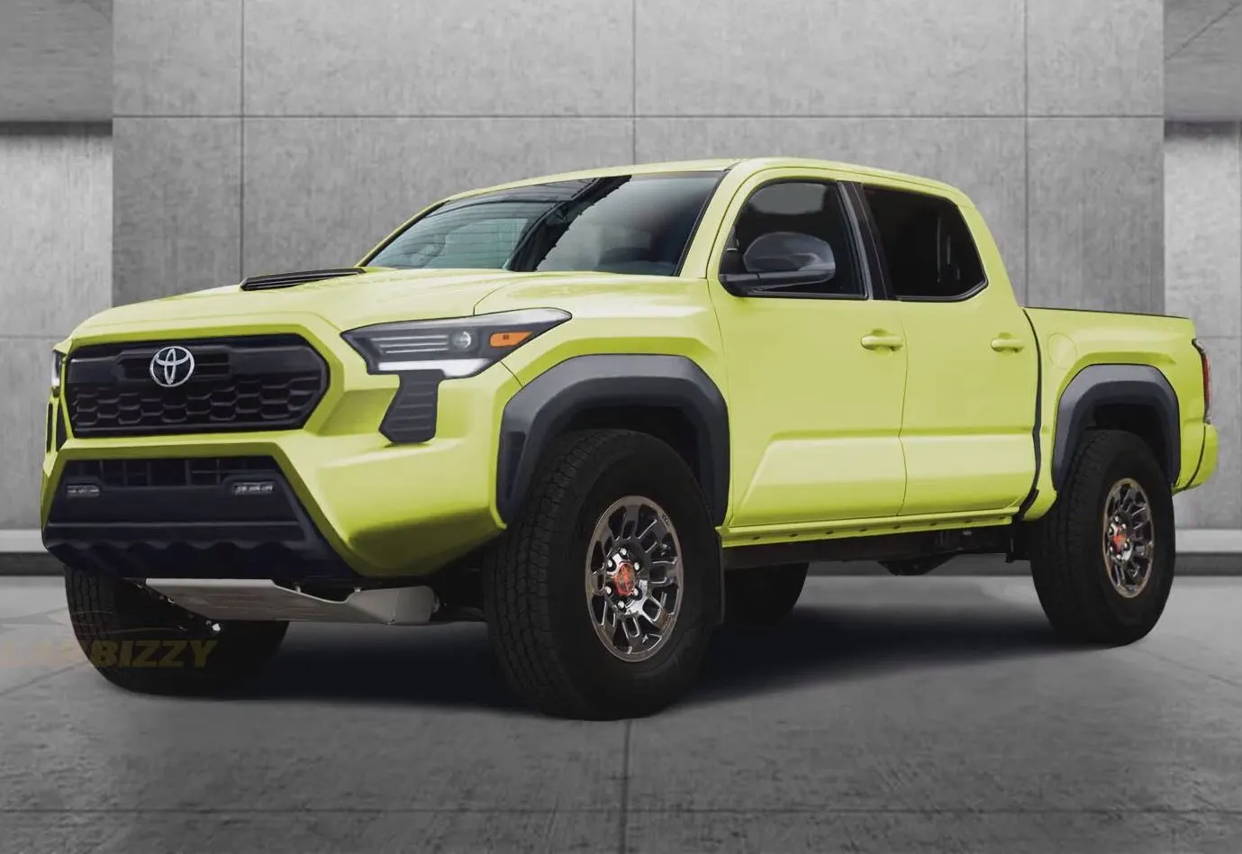 Toyota Tacoma 2024 Rendered (Foto: Carbizzy)