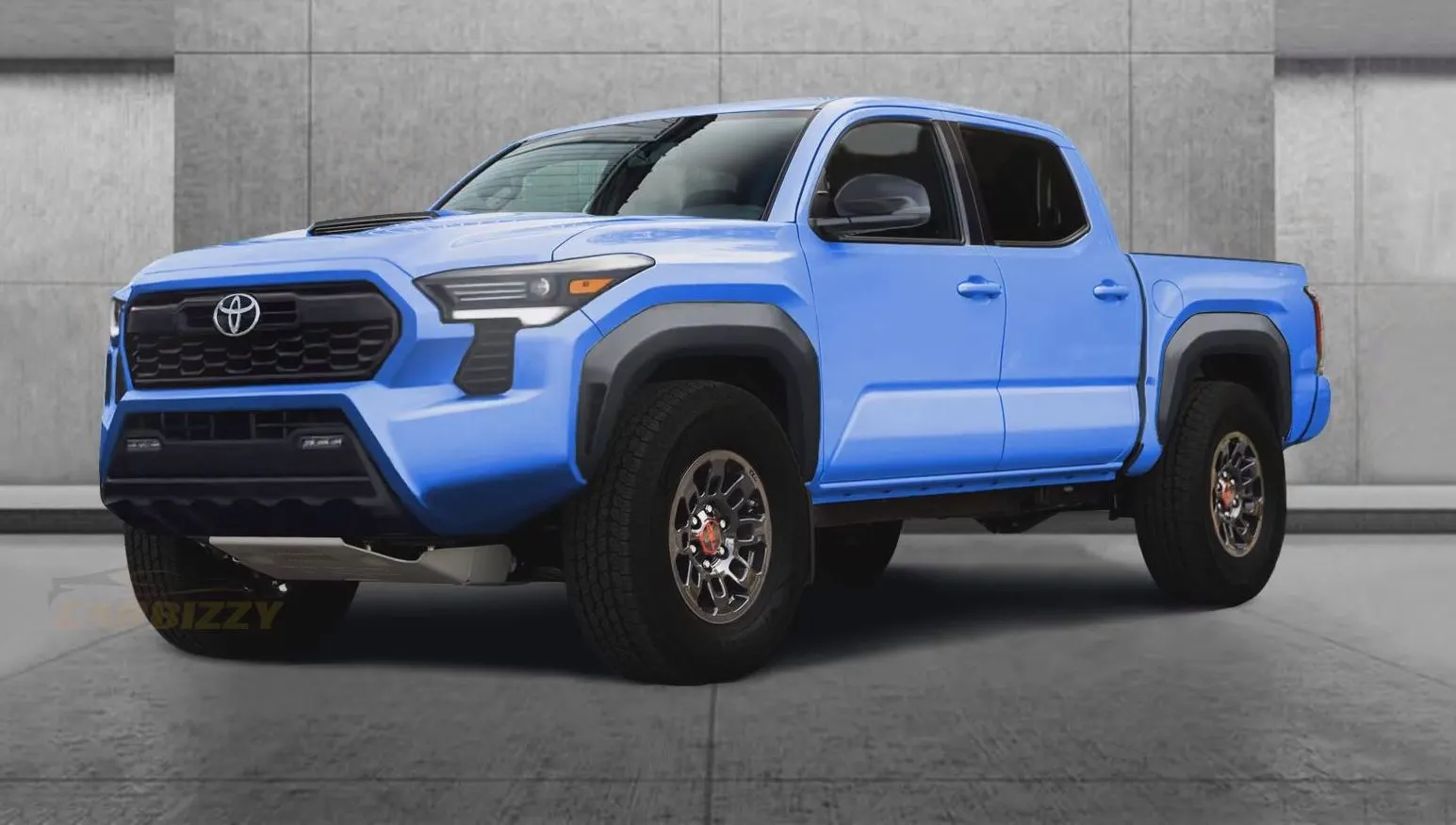 Toyota Tacoma 2024 Rendered (Foto: Carbizzy)