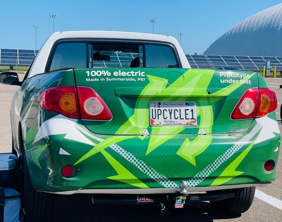 Pickup Elétrica derivada do Corolla / Foto reprodução: Upcycle Green Technology
