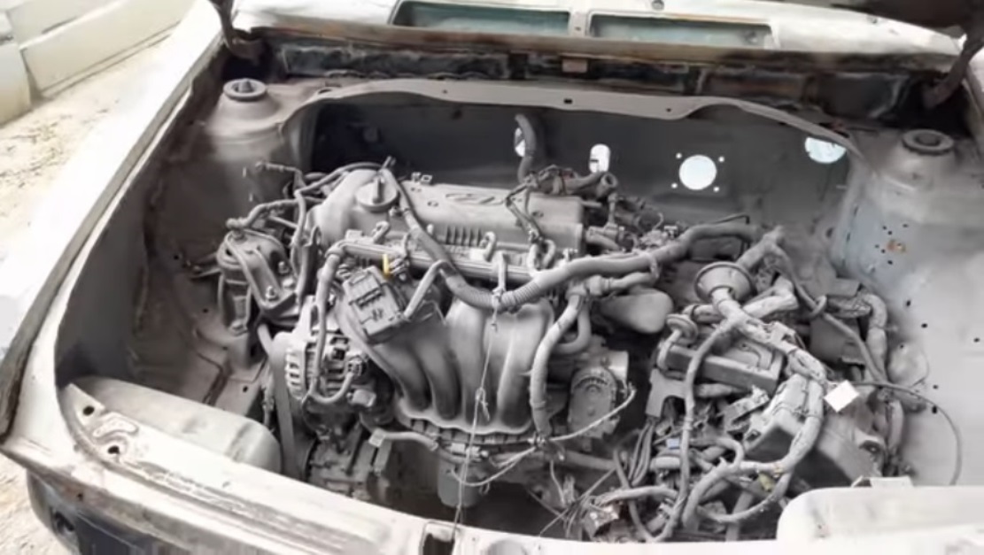 Motor do HB20 na VW Brasília / Foto: Youtube Pontual Car