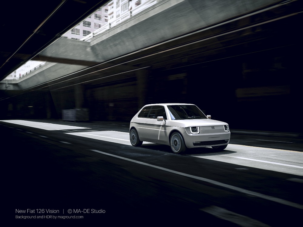 New Fiat 126 Vision / Foto reprodução / MA-DE Studio