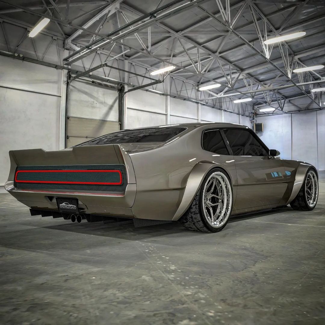 Ford Maverick V8 Rendering / Foto reprodução Instagram / personalizatuauto