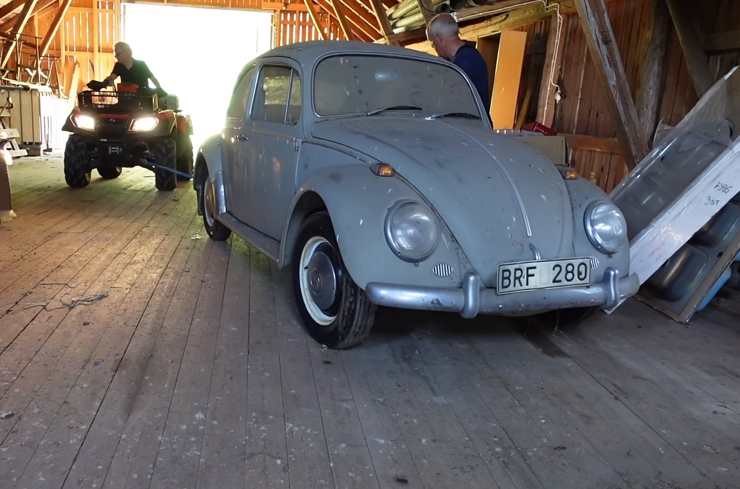 VW Fusca 1966 / Foto: Hampus Granstrõm / Youtube