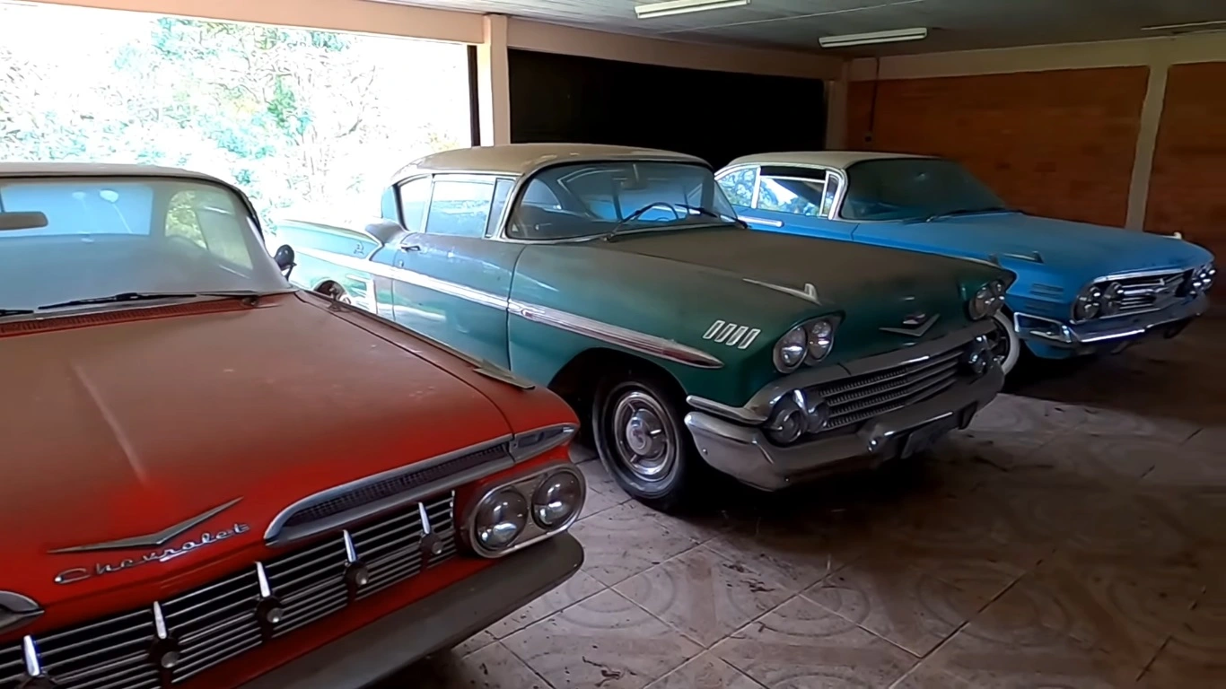 Coleção de carros antigos / Foto reprodução / Relíquias do Sul / Youtube