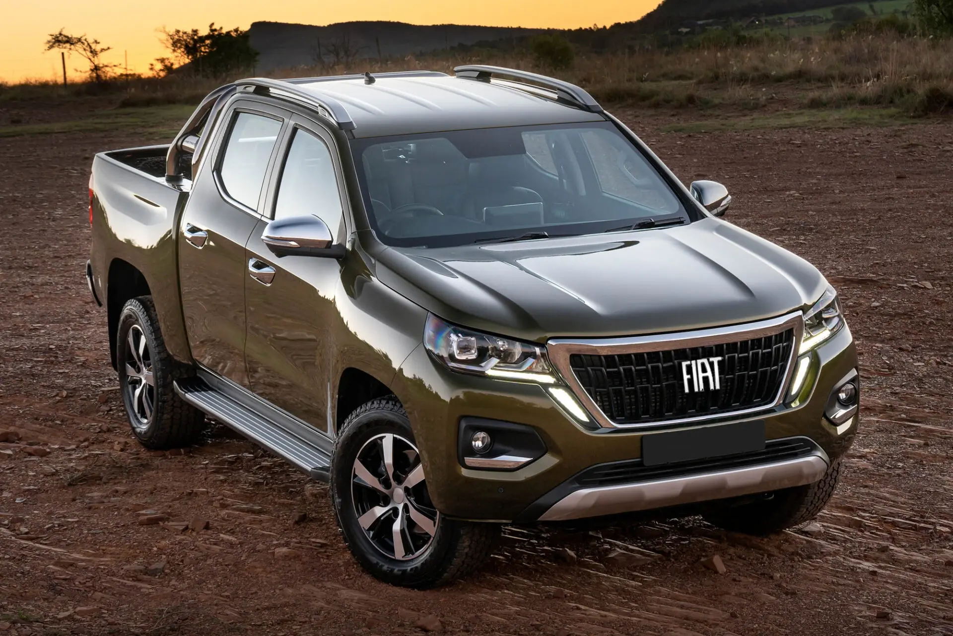 fiat titano dianteira Nova pickup da Fiat se prepara para encarar Toyota Hilux e Chevrolet S10 Nova pickup Fiat Titano / Foto reprodução