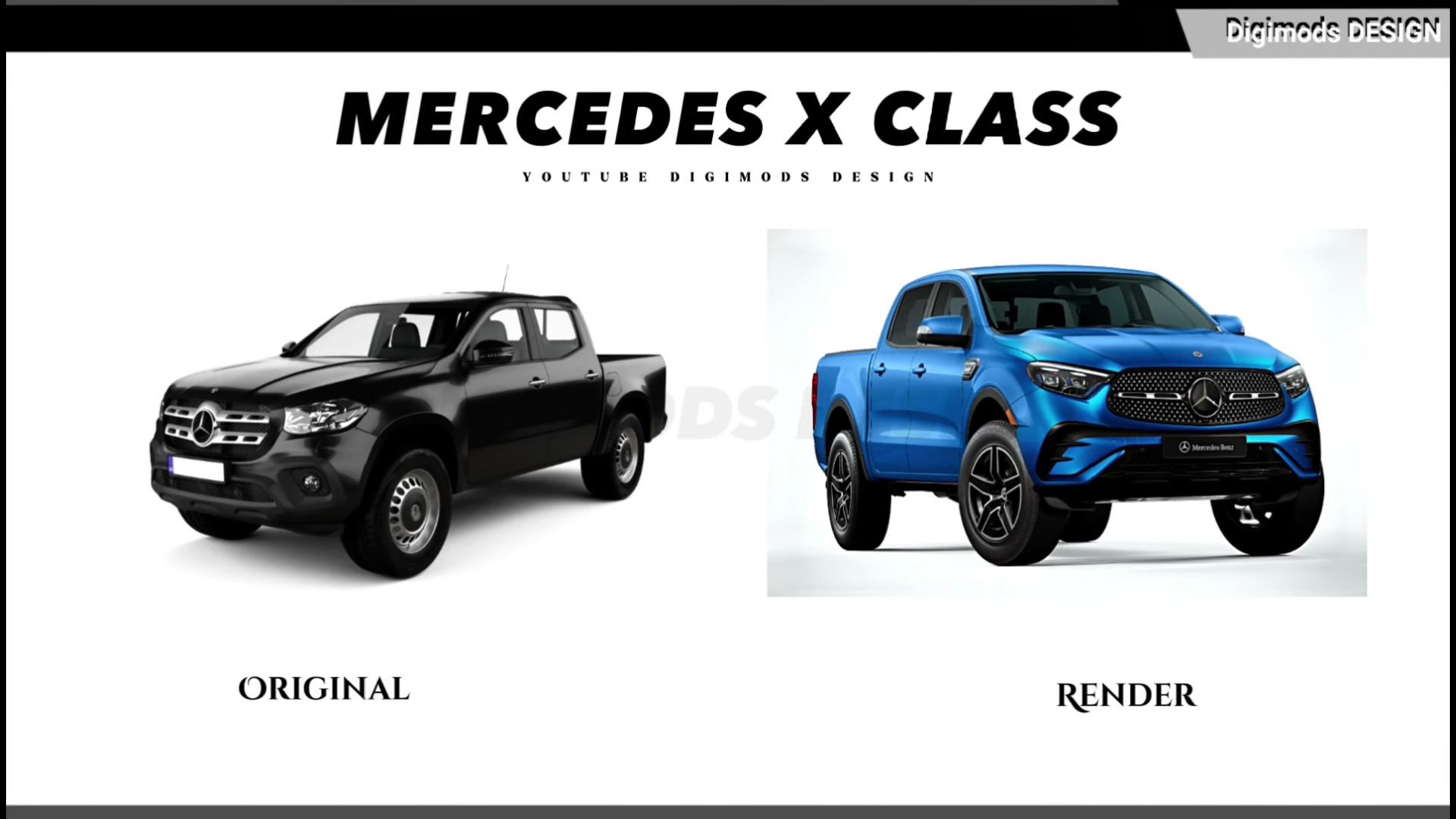 Mercedes Benz Class X Segunda Geração / Foto reprodução / Digimods Design